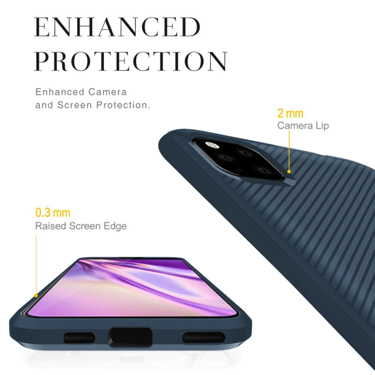 For Google Pixel 4 Carbon Fiber Texture Shockproof TPU Protective Case
