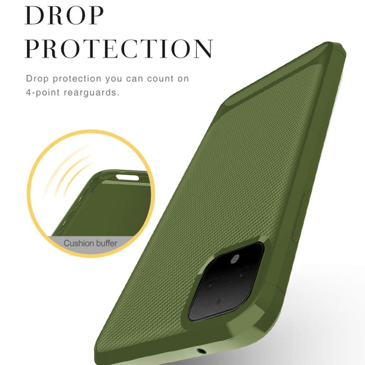 For Google Pixel 4 Carbon Fiber Texture Shockproof TPU Protective Case