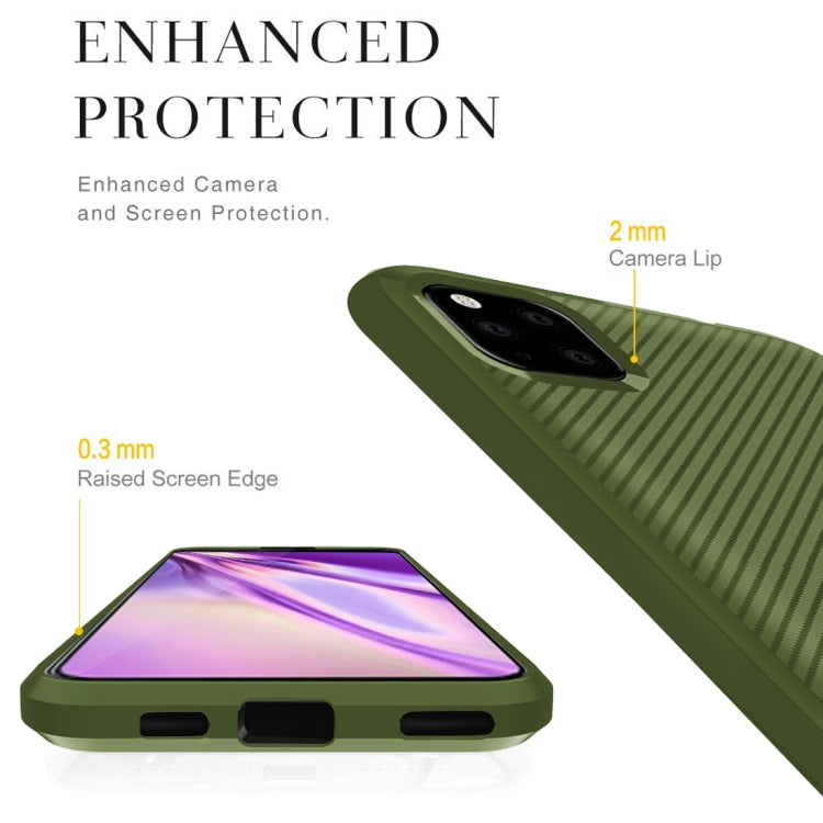 For Google Pixel 4 Carbon Fiber Texture Shockproof TPU Protective Case
