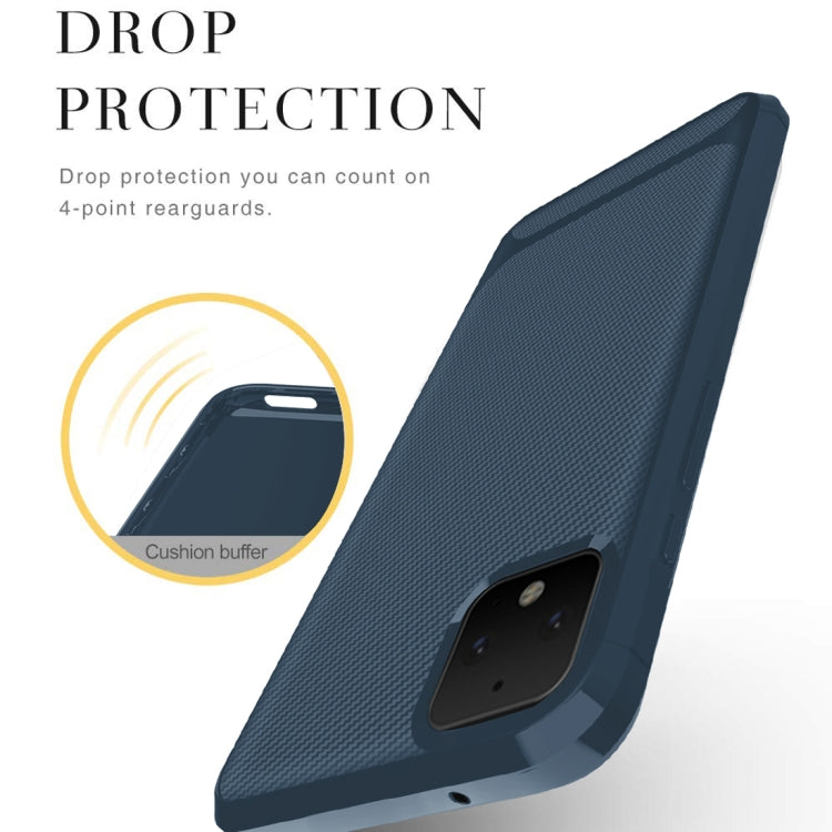 For Google Pixel 4 XL Carbon Fiber Texture Shockproof TPU Protective Case