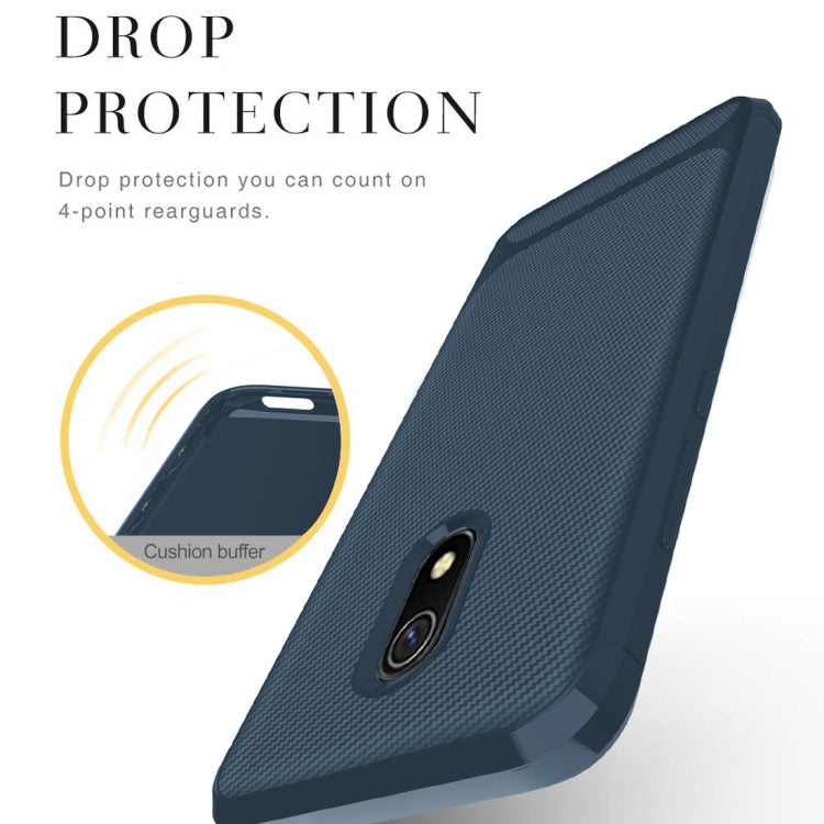 For Nokia 1 Plus Carbon Fiber Texture Shockproof TPU Protective Case