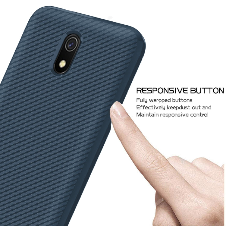For Nokia 1 Plus Carbon Fiber Texture Shockproof TPU Protective Case