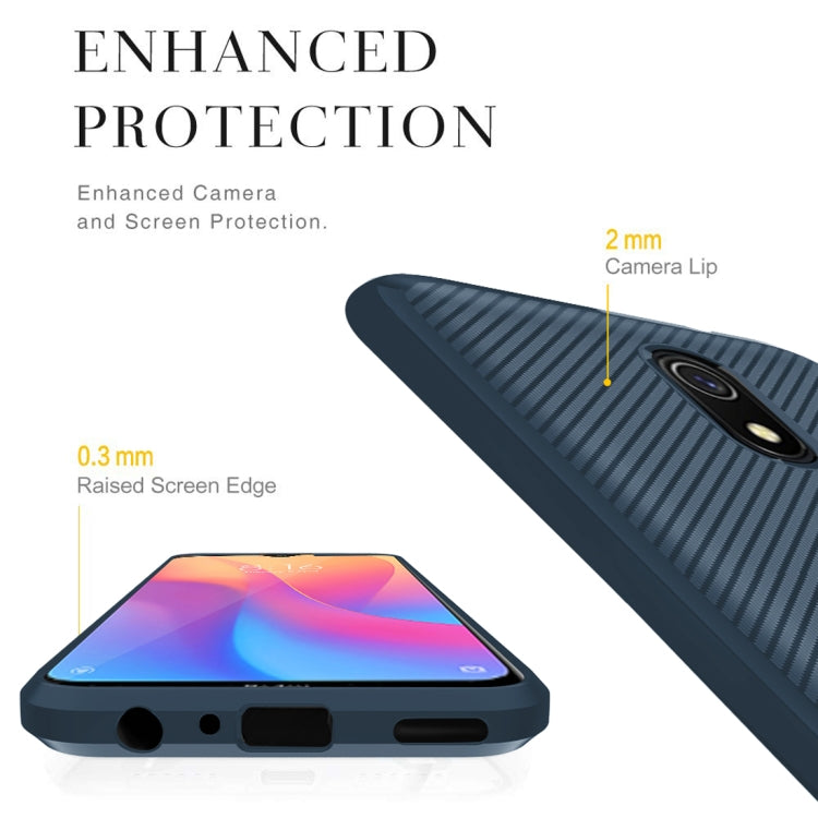 For Nokia 1 Plus Carbon Fiber Texture Shockproof TPU Protective Case