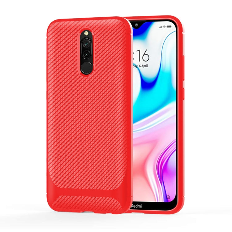 For Nokia 4.2 Carbon Fiber Texture Shockproof TPU Protective Case