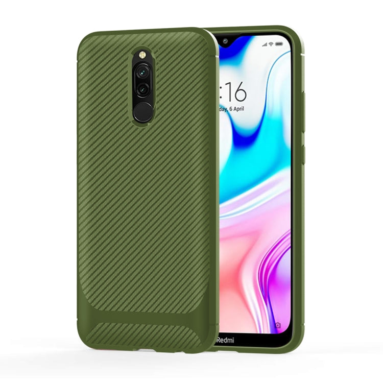 For Nokia 4.2 Carbon Fiber Texture Shockproof TPU Protective Case