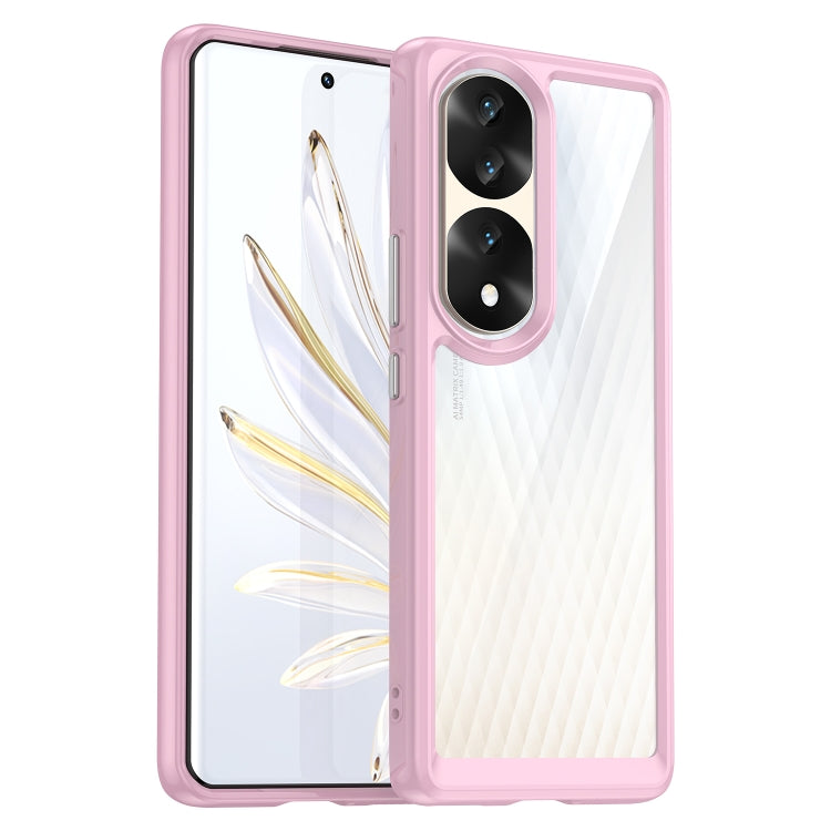 For Honor 70 Pro 5G Colorful Series Acrylic + TPU Phone Case