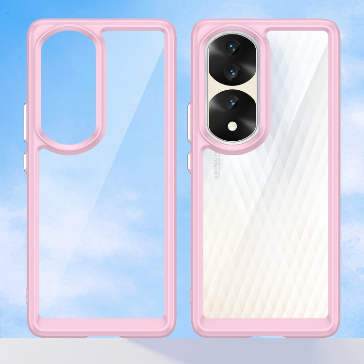 For Honor 70 Pro 5G Colorful Series Acrylic + TPU Phone Case