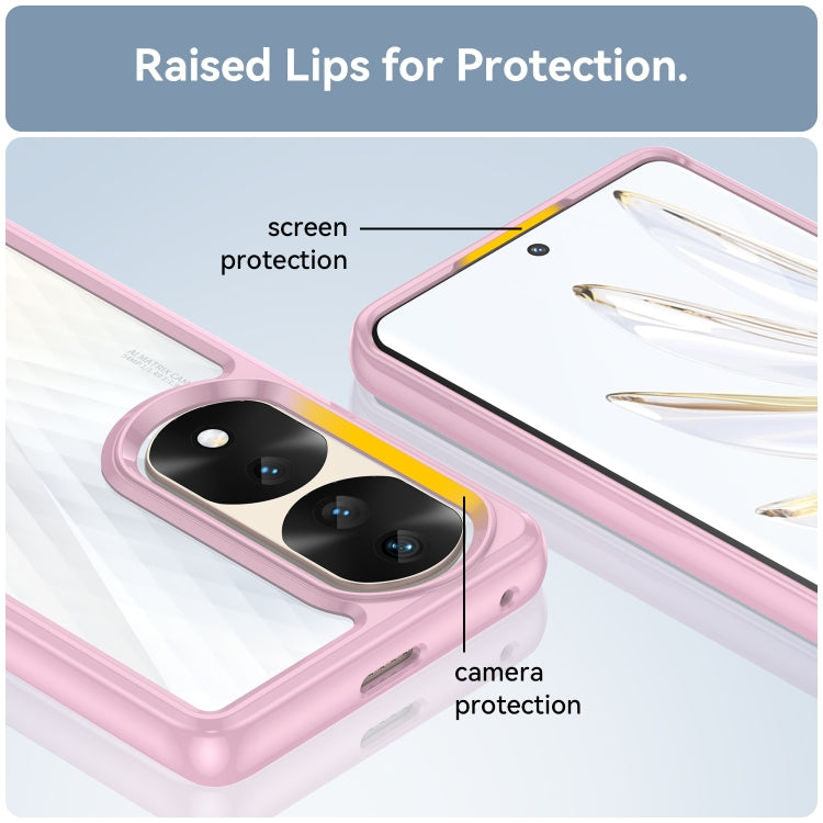 For Honor 70 Pro 5G Colorful Series Acrylic + TPU Phone Case