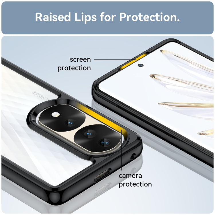 For Honor 70 Pro 5G Colorful Series Acrylic + TPU Phone Case