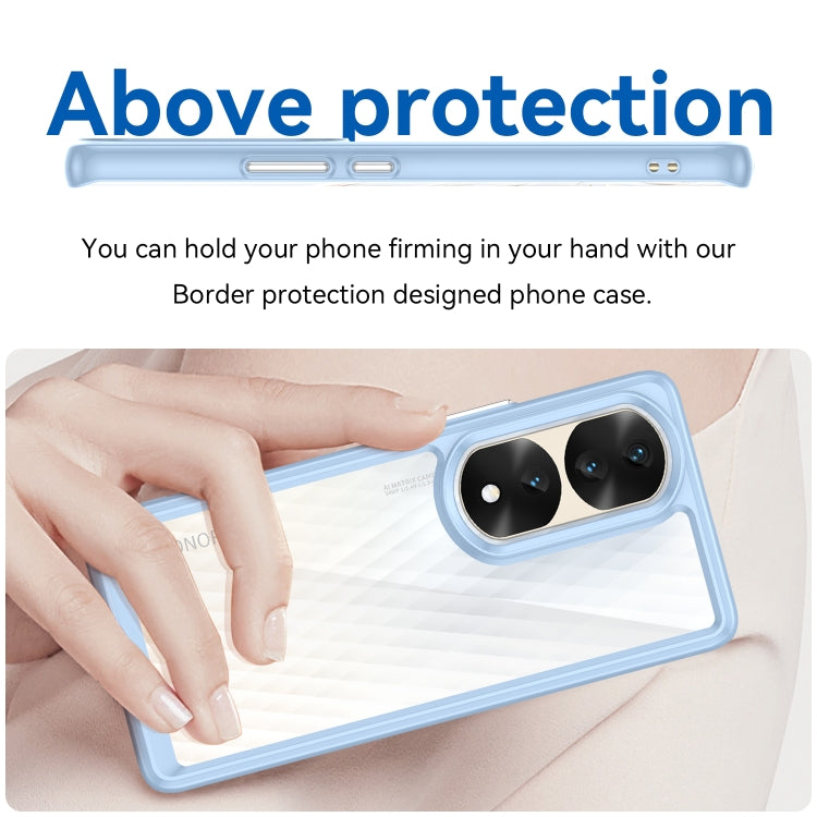 For Honor 70 Pro 5G Colorful Series Acrylic + TPU Phone Case