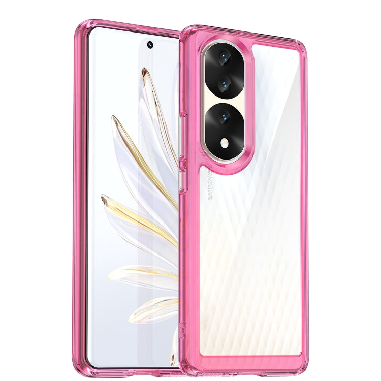 For Honor 70 Pro 5G Colorful Series Acrylic + TPU Phone Case
