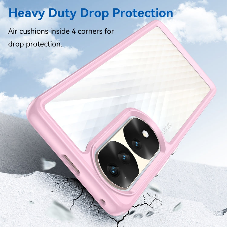 For Honor 70 Pro+ 5G Colorful Series Acrylic + TPU Phone Case