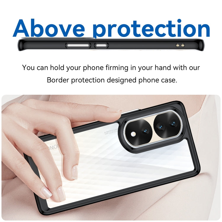 For Honor 70 Pro+ 5G Colorful Series Acrylic + TPU Phone Case