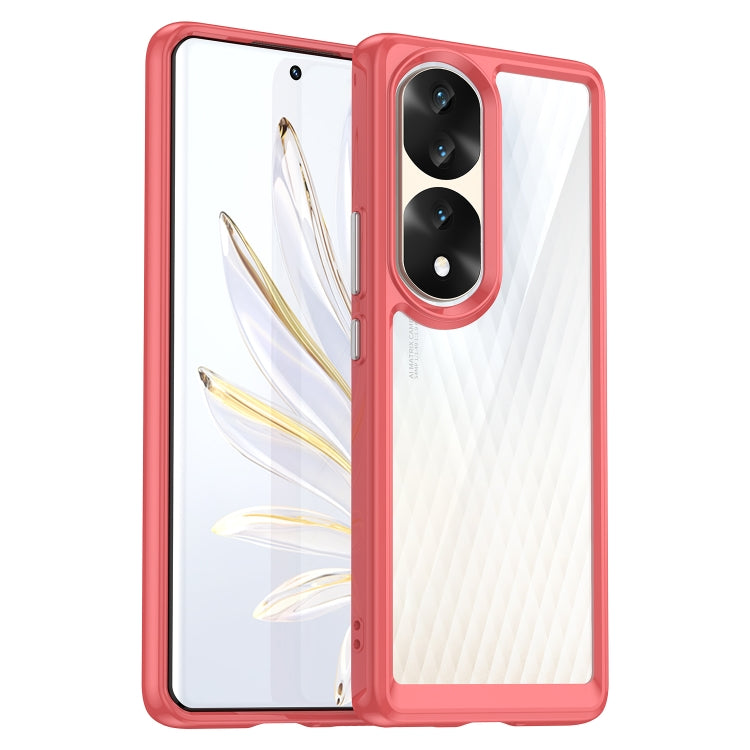 For Honor 70 Pro+ 5G Colorful Series Acrylic + TPU Phone Case