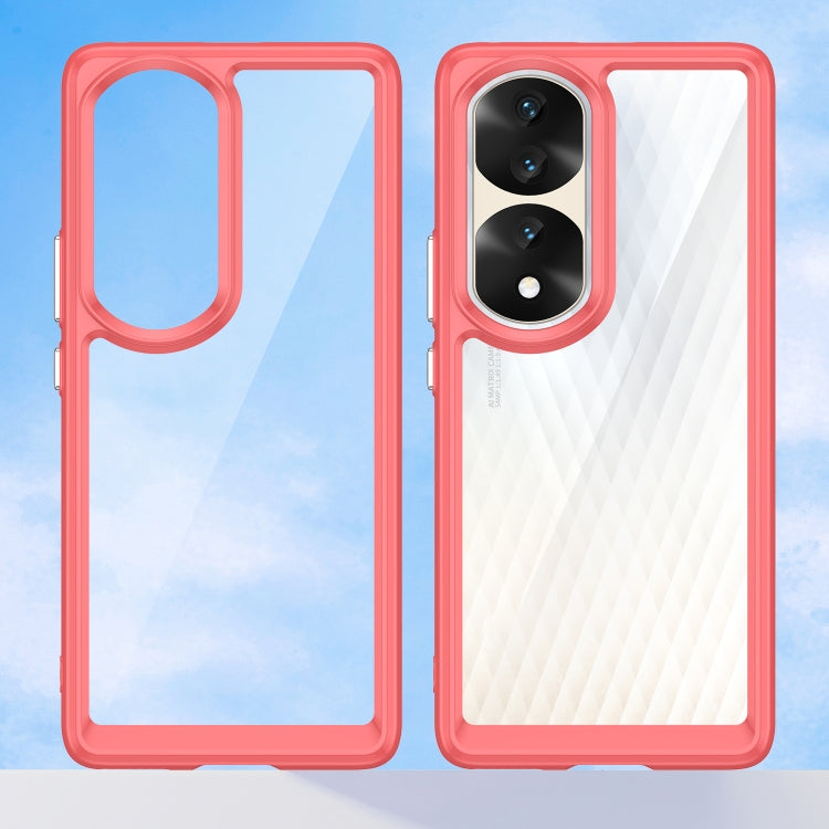 For Honor 70 Pro+ 5G Colorful Series Acrylic + TPU Phone Case