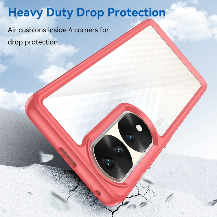 For Honor 70 Pro+ 5G Colorful Series Acrylic + TPU Phone Case