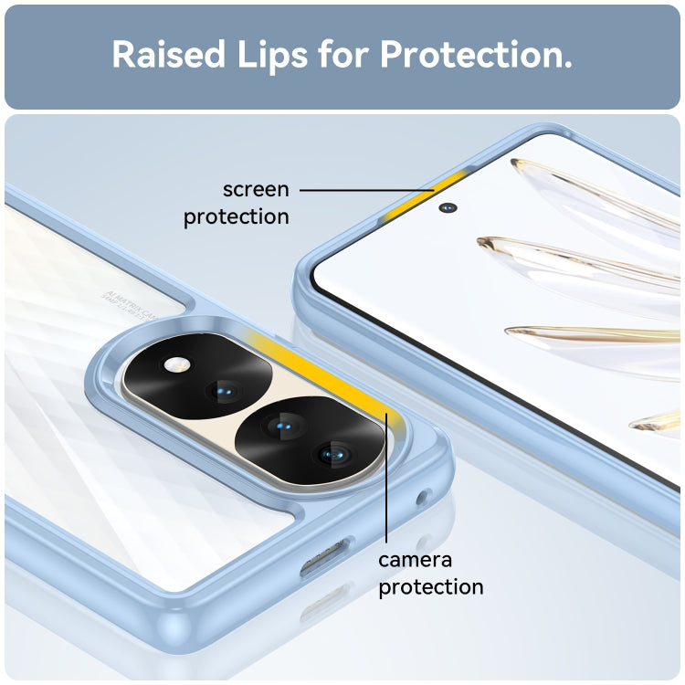 For Honor 70 Pro+ 5G Colorful Series Acrylic + TPU Phone Case