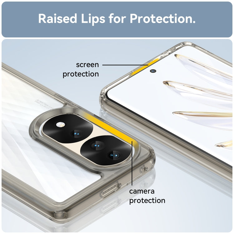 For Honor 70 Pro+ 5G Colorful Series Acrylic + TPU Phone Case
