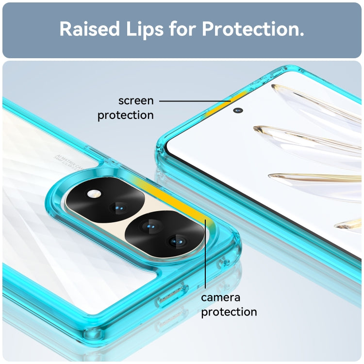 For Honor 70 Pro+ 5G Colorful Series Acrylic + TPU Phone Case