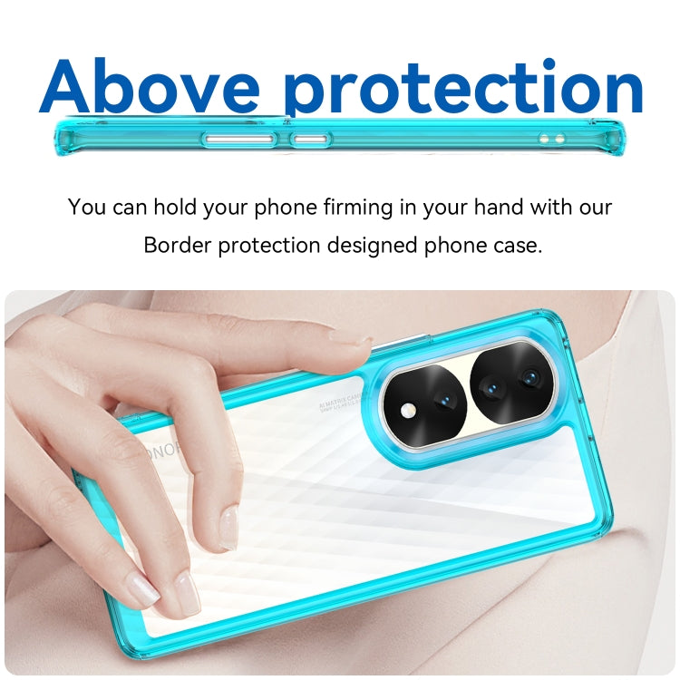 For Honor 70 Pro+ 5G Colorful Series Acrylic + TPU Phone Case