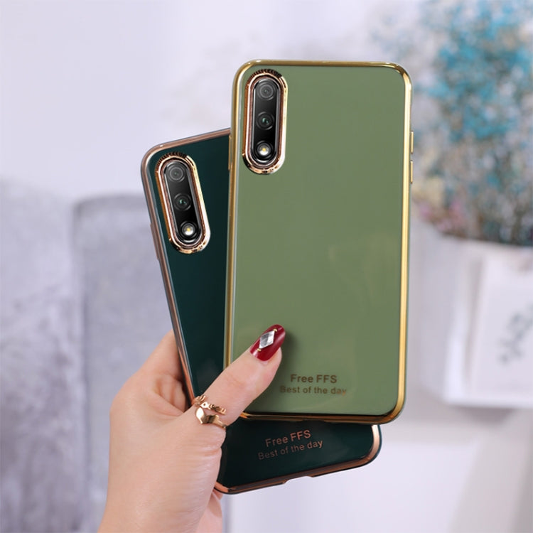 For Huawei Honor Play 3 6D Plating TPU Protective Case