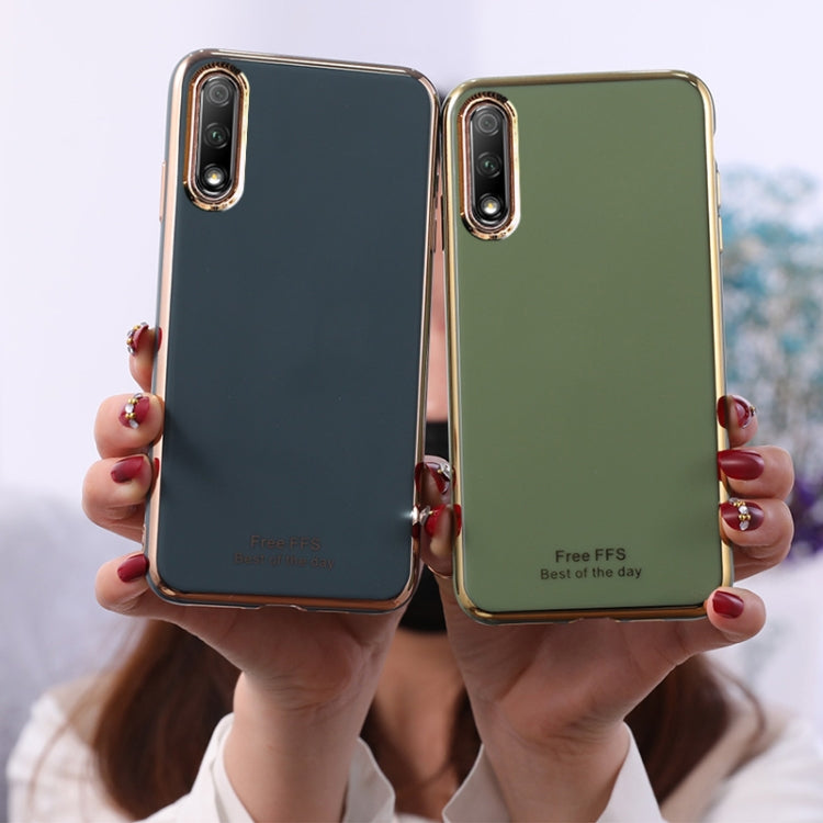 For Huawei Honor Play 3 6D Plating TPU Protective Case