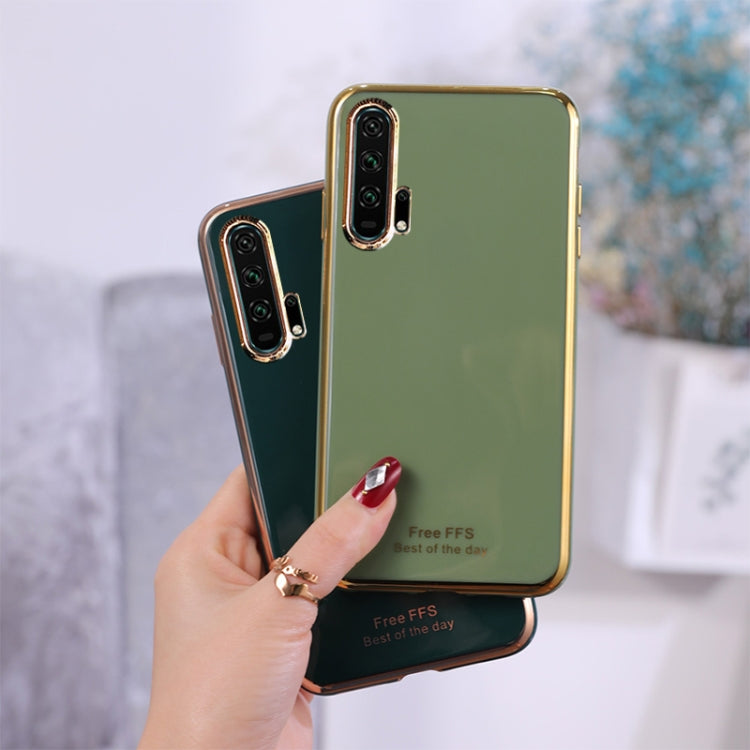 For Huawei Honor 20 Pro 6D Plating TPU Protective Case