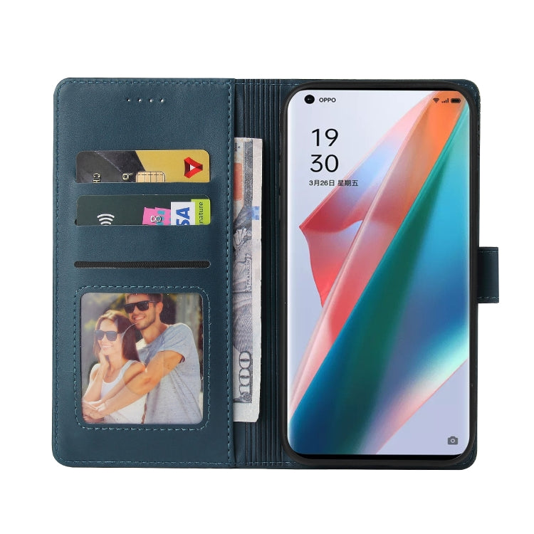 For OPPO Find X3 Pro GQUTROBE Skin Feel Magnetic Leather Phone Case