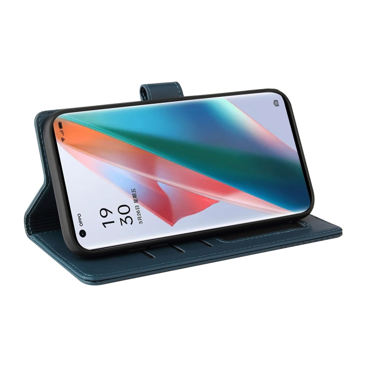 For OPPO Find X3 Pro GQUTROBE Skin Feel Magnetic Leather Phone Case