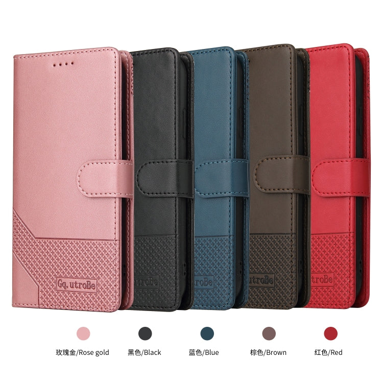 For OPPO Find X3 Pro GQUTROBE Skin Feel Magnetic Leather Phone Case