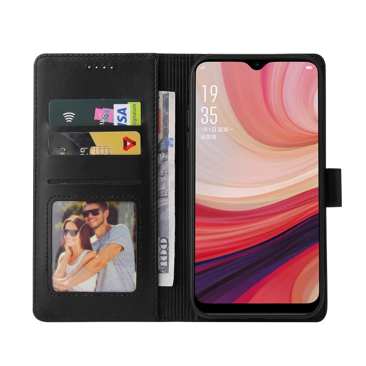 For OPPO A7 2018 GQUTROBE Skin Feel Magnetic Leather Phone Case