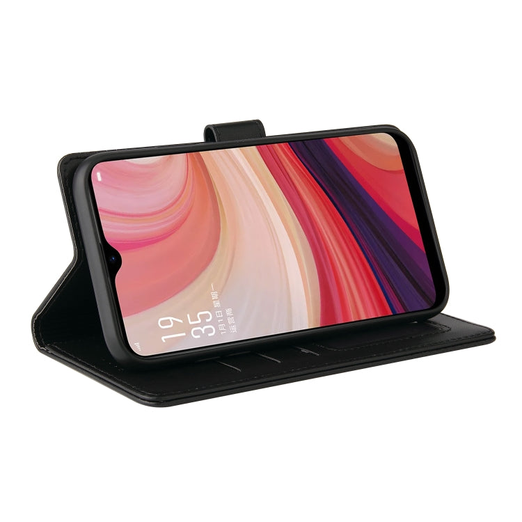 For OPPO A7 2018 GQUTROBE Skin Feel Magnetic Leather Phone Case