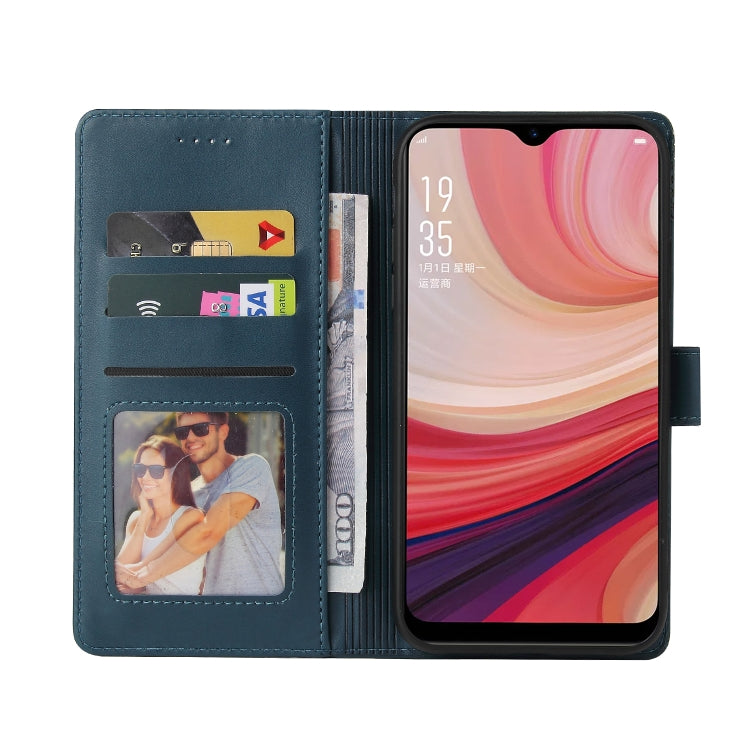 For OPPO A7 2018 GQUTROBE Skin Feel Magnetic Leather Phone Case