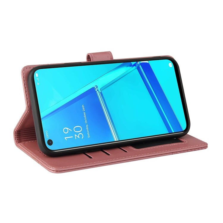 For OPPO A52 GQUTROBE Skin Feel Magnetic Leather Phone Case