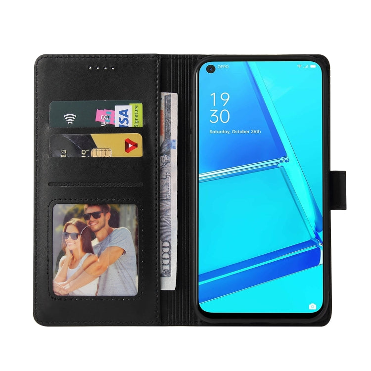 For OPPO A52 GQUTROBE Skin Feel Magnetic Leather Phone Case