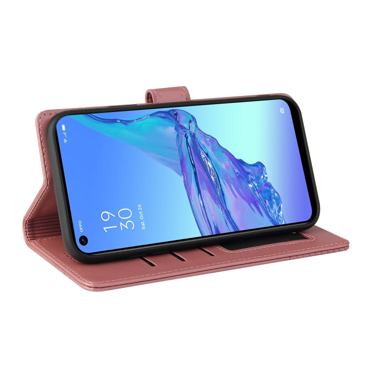 For OPPO A53 GQUTROBE Skin Feel Magnetic Leather Phone Case