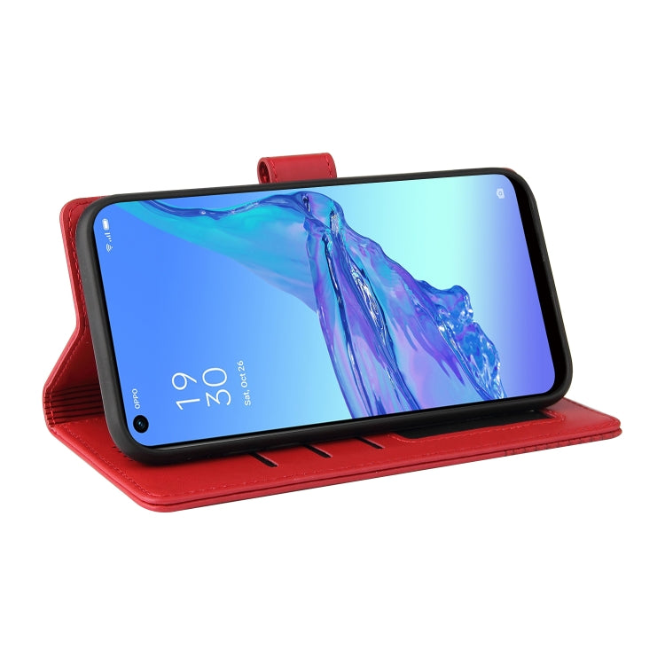 For OPPO A53 GQUTROBE Skin Feel Magnetic Leather Phone Case