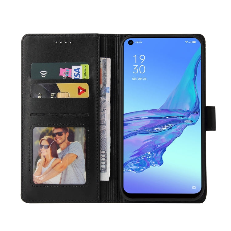 For OPPO A53 GQUTROBE Skin Feel Magnetic Leather Phone Case