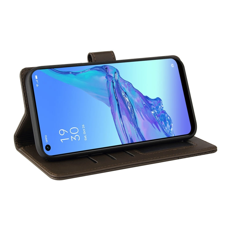 For OPPO A53 GQUTROBE Skin Feel Magnetic Leather Phone Case