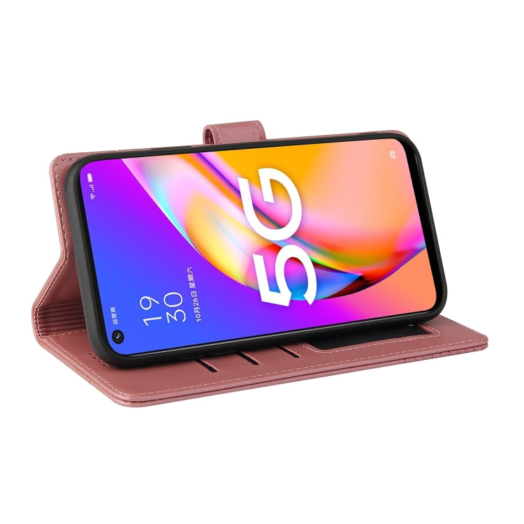 For OPPO A93 5G GQUTROBE Skin Feel Magnetic Leather Phone Case