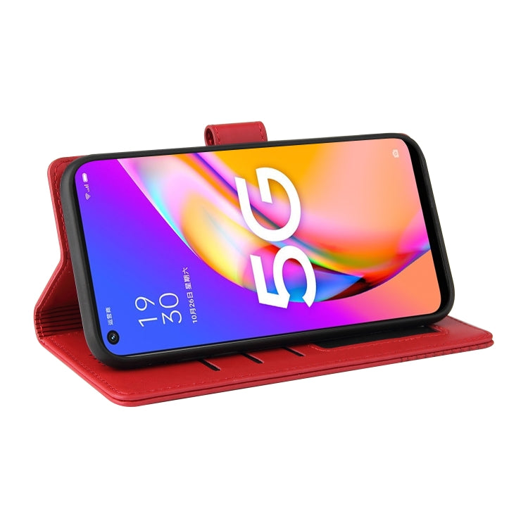 For OPPO A93 5G GQUTROBE Skin Feel Magnetic Leather Phone Case