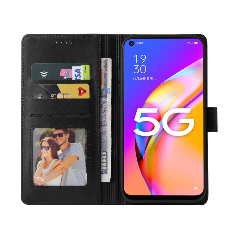 For OPPO A93 5G GQUTROBE Skin Feel Magnetic Leather Phone Case