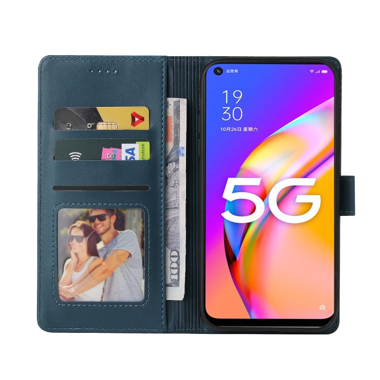For OPPO A93 5G GQUTROBE Skin Feel Magnetic Leather Phone Case