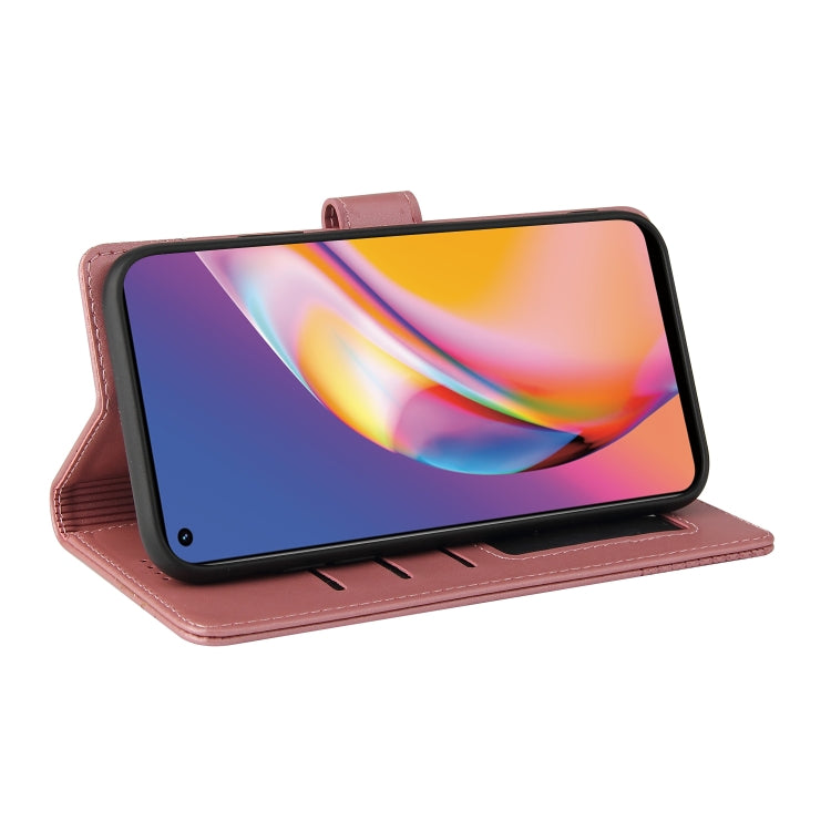 For OPPO A94 GQUTROBE Skin Feel Magnetic Leather Phone Case