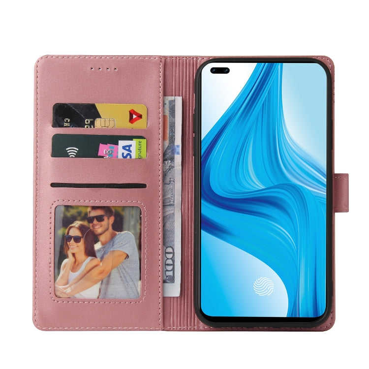 For OPPO F17 Pro / A93 GQUTROBE Skin Feel Magnetic Leather Phone Case