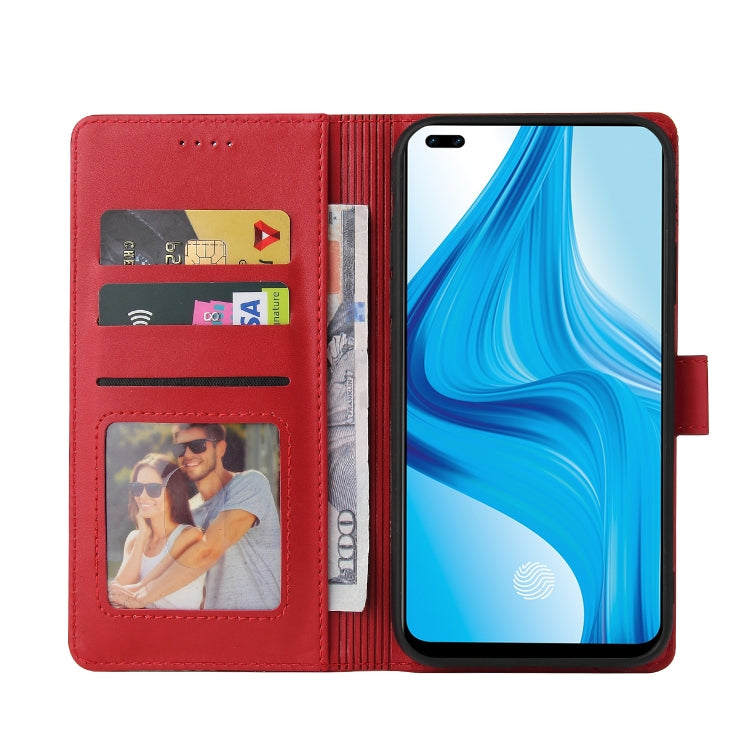 For OPPO F17 Pro / A93 GQUTROBE Skin Feel Magnetic Leather Phone Case
