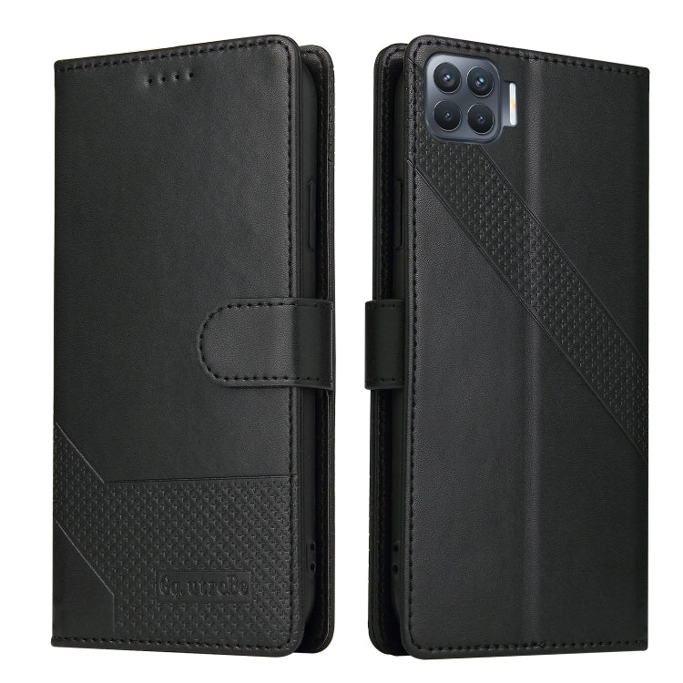 For OPPO F17 Pro / A93 GQUTROBE Skin Feel Magnetic Leather Phone Case