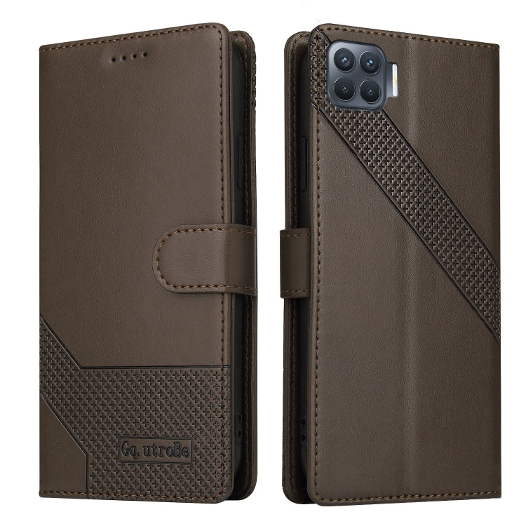 For OPPO F17 Pro / A93 GQUTROBE Skin Feel Magnetic Leather Phone Case