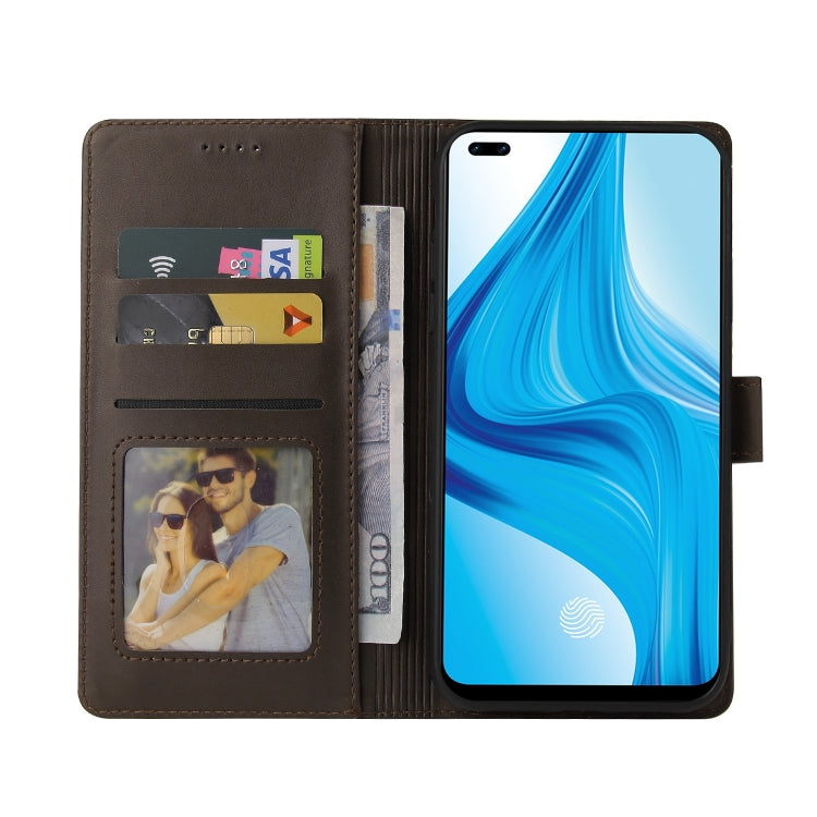 For OPPO F17 Pro / A93 GQUTROBE Skin Feel Magnetic Leather Phone Case