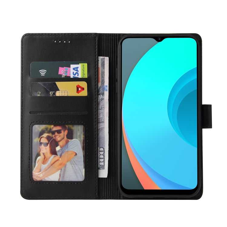 For Realme C11 GQUTROBE Skin Feel Magnetic Leather Phone Case